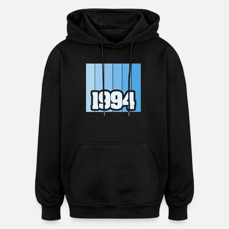 1994 - Oversized Unisex Hoodie - black