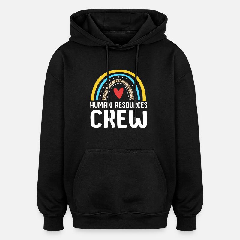 Responsable RH - Sweat à capuche oversize unisexe - noir