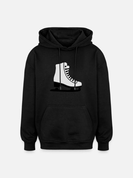 Skate - Oversized Unisex Hoodie - black
