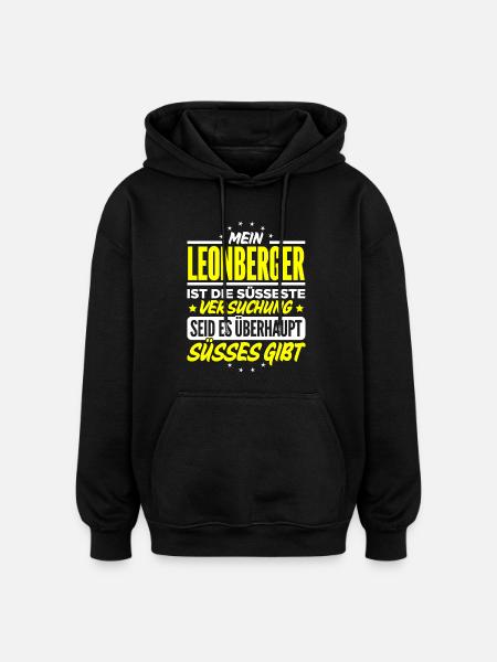 LEONBERGER - gibt - Oversized Unisex Hoodie - Schwarz