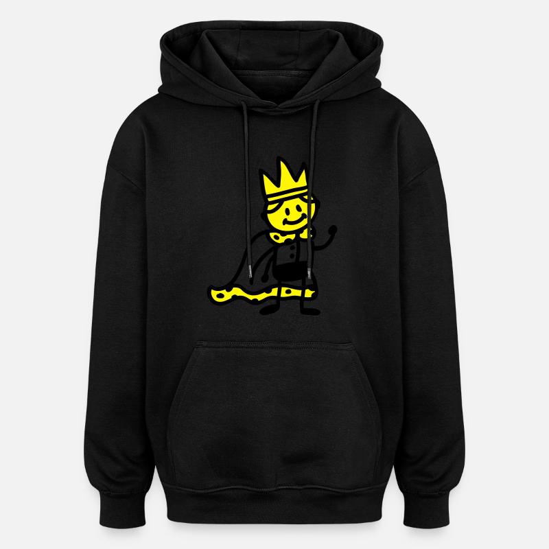 kleiner König - Oversized Unisex Hoodie - Schwarz