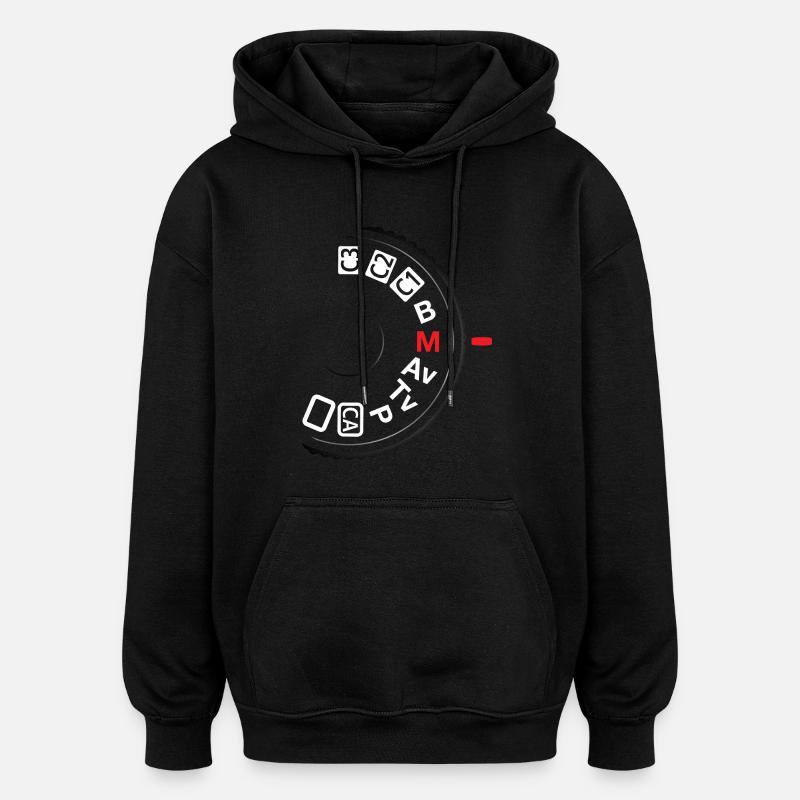 Shoot M - Oversized Unisex Hoodie - black