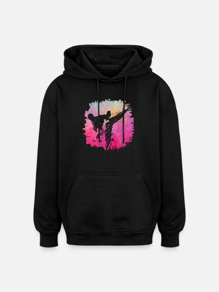 Taekwondo - Oversized Unisex Hoodie - Schwarz