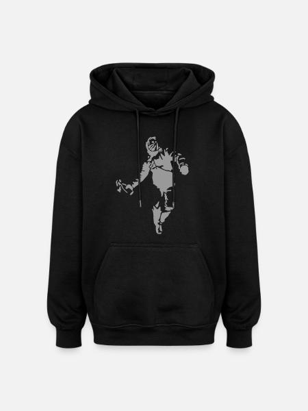 Demonstration Revolution - Oversized Unisex Hoodie - Schwarz