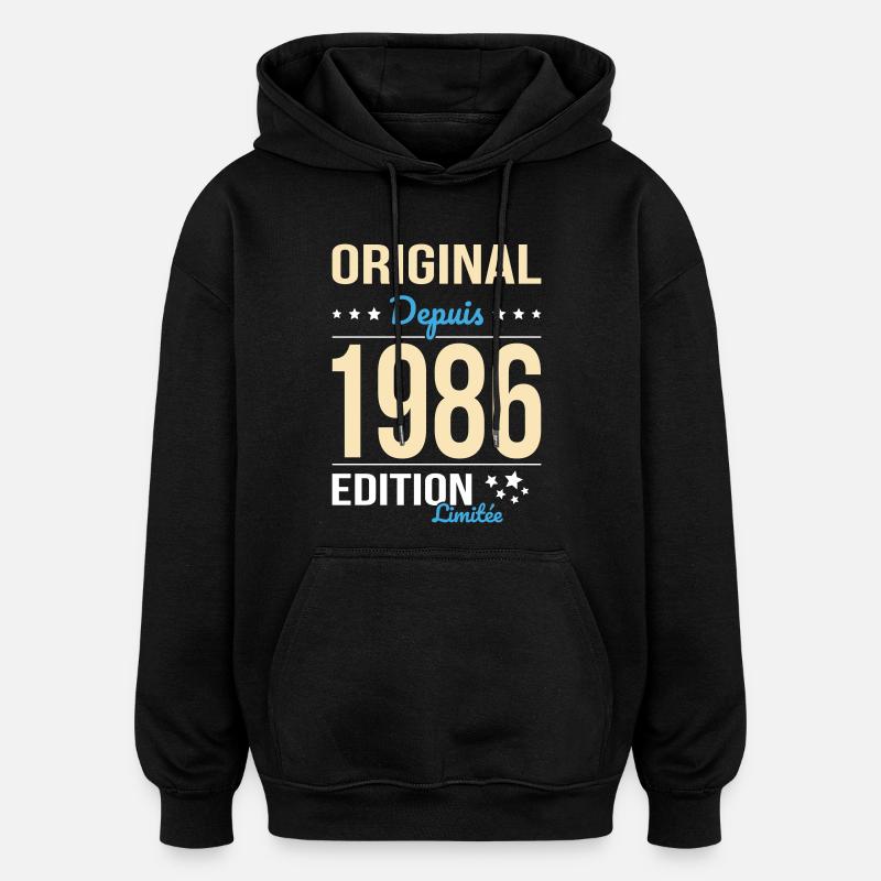 Original since 1986 – 40th anniversary - Oversized Unisex Hoodie - black