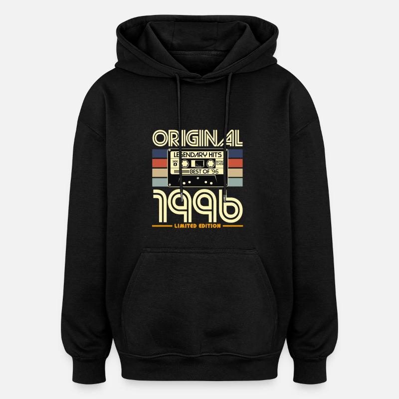 Original 1996  - Sweat à capuche oversize unisexe - noir