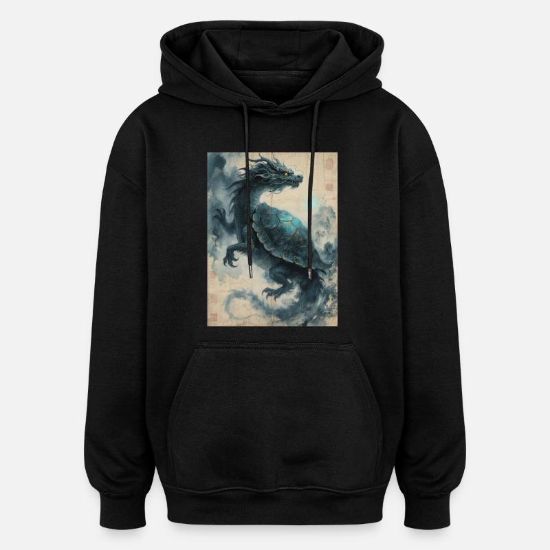 The Ancestral Shell: Xuangui – Stability - Oversized Unisex Hoodie - black