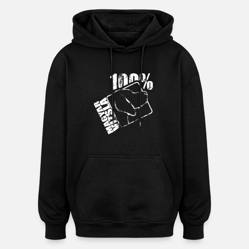MAGYAR VIZSLA 100 - Oversized Unisex Hoodie - black