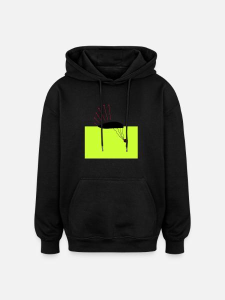 Arrows 01 - Oversized Unisex Hoodie - black