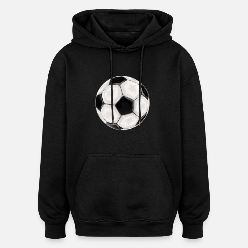 Ball - Oversized Unisex Hoodie - Schwarz