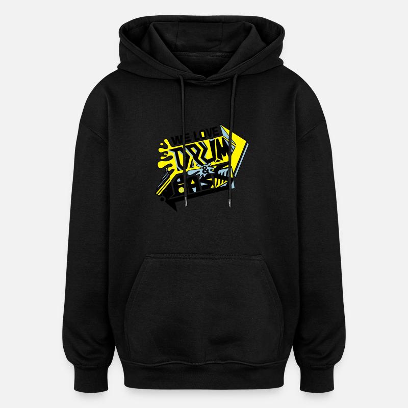 W3L0v3DNBv2(balck) - Oversized Unisex Hoodie - Schwarz