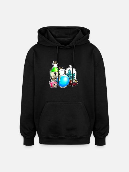 Witch's Kitchen - Oversized Unisex Hoodie - Schwarz