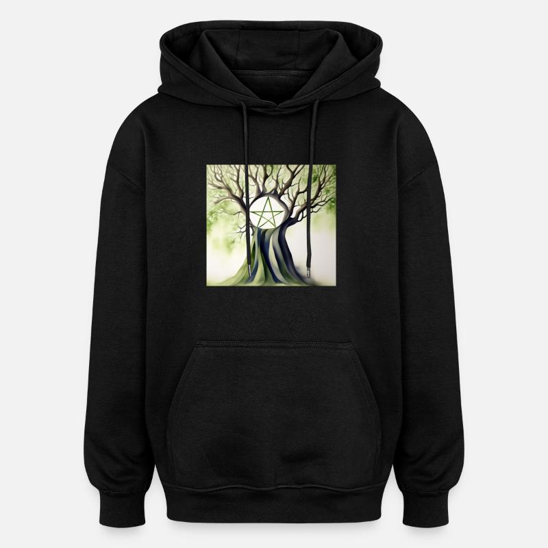 Esquisse à l’image 20241129 193209 - Sweat à capuche oversize unisexe - noir