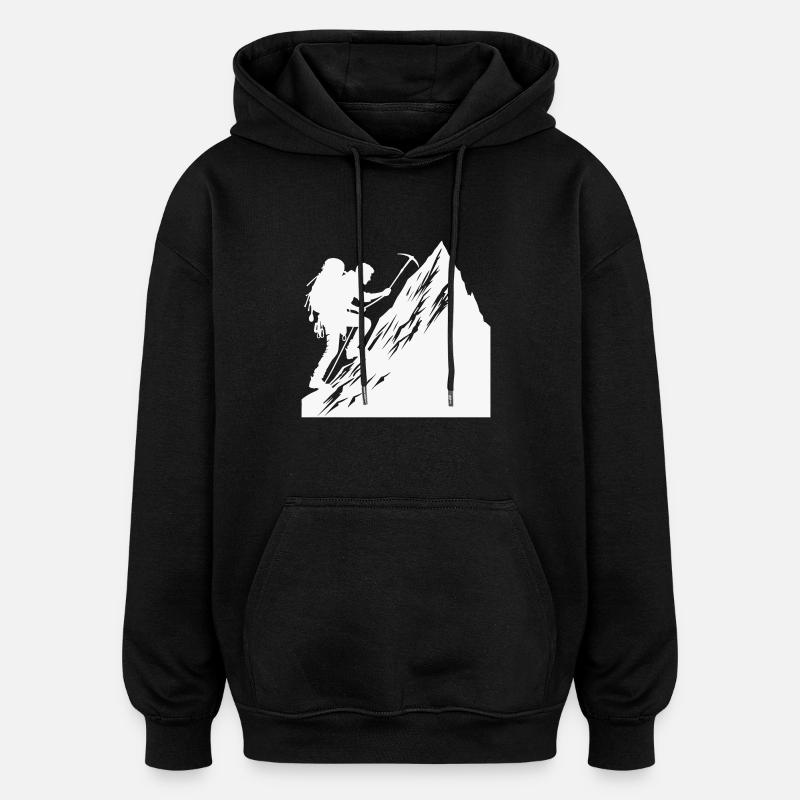 climber - Oversized Unisex Hoodie - black