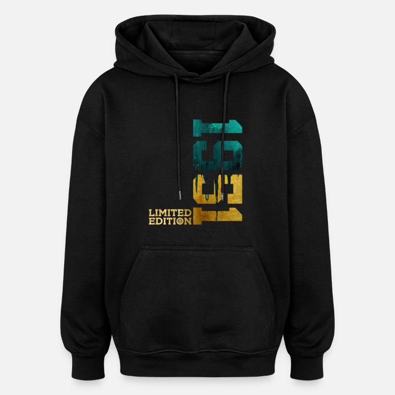 75E ANNIVERSAIRE ÉDITION LIMITÉE 1951 - Sweat à capuche oversize unisexe - noir