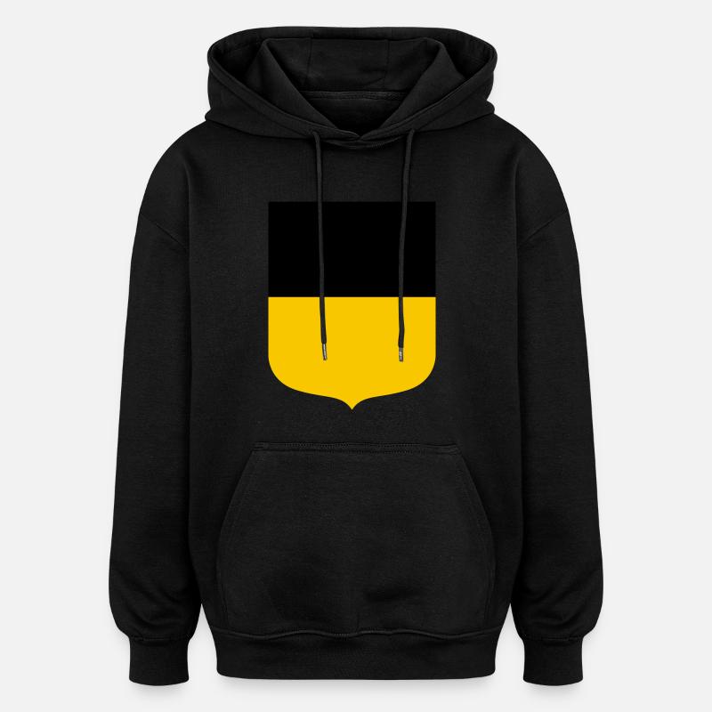 Bade-Wurtemberg - Sweat à capuche oversize unisexe - noir