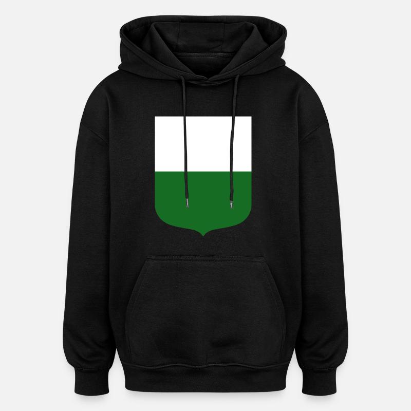 Sachsen - Oversized Unisex Hoodie - Schwarz