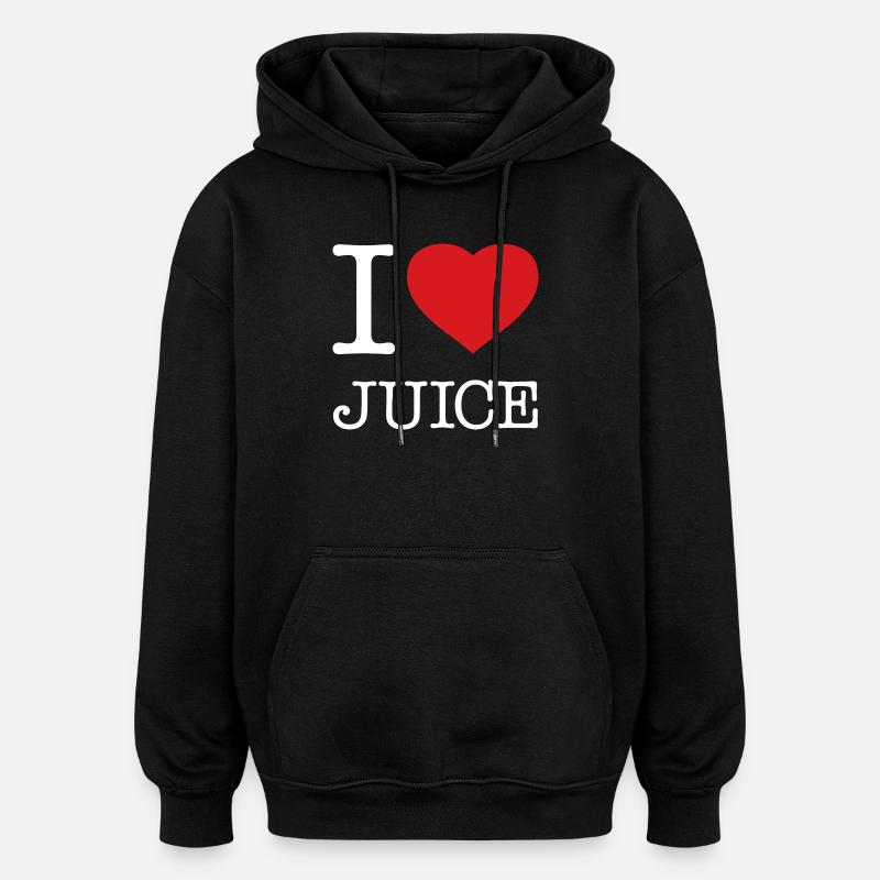 J’ADORE LE JUS - Sweat à capuche oversize unisexe - noir