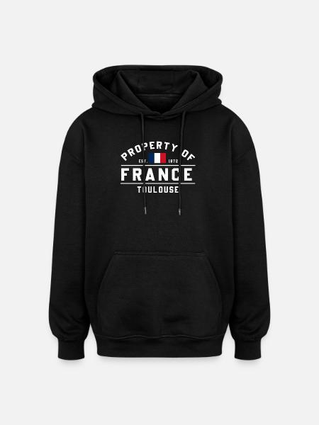 French Property Toulouse - Oversized Unisex Hoodie - black