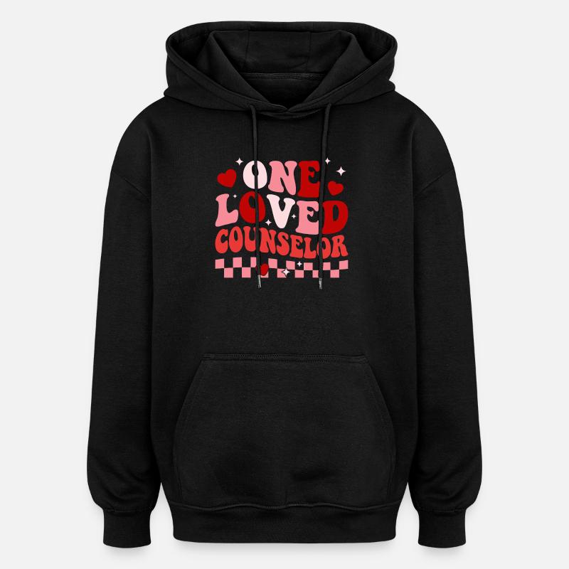 Un conseiller aimé - Sweat à capuche oversize unisexe - noir