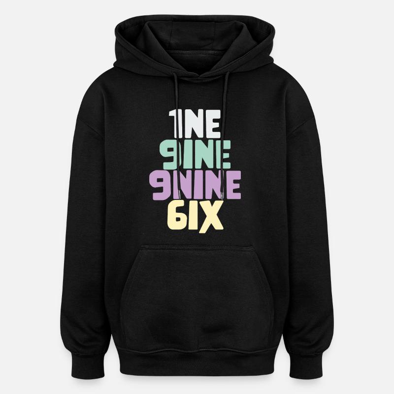 Millésime 1996 - Sweat à capuche oversize unisexe - noir