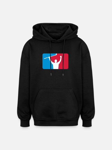 Golfer - Oversized Unisex Hoodie - Schwarz