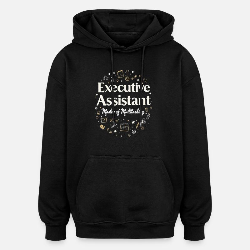 Assistent der Geschäftsführung Multitasking Expert - Oversized Unisex Hoodie - Schwarz