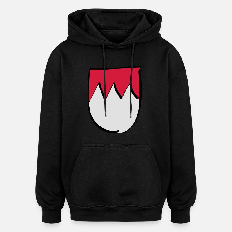 Frankenrechen - Oversized Unisex Hoodie - Schwarz