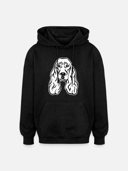 Cocker Spaniel - Oversized Unisex Hoodie - Schwarz