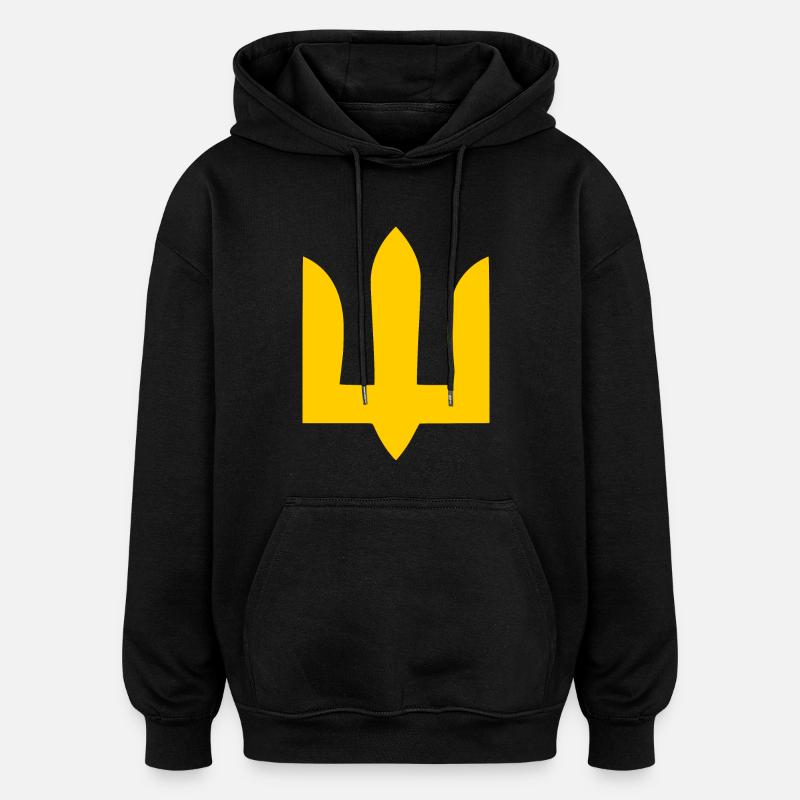 Ukraine - Oversized Unisex Hoodie - black