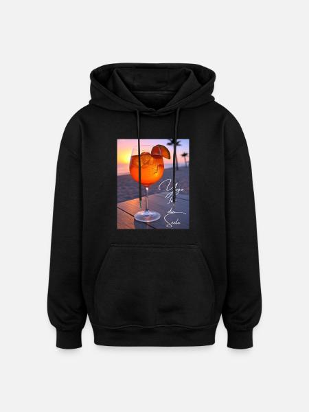 An Aperoli a day ... - Oversized Unisex Hoodie - black