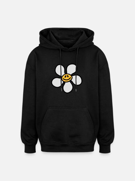 flowerinchen_3c - Oversized Unisex Hoodie - black
