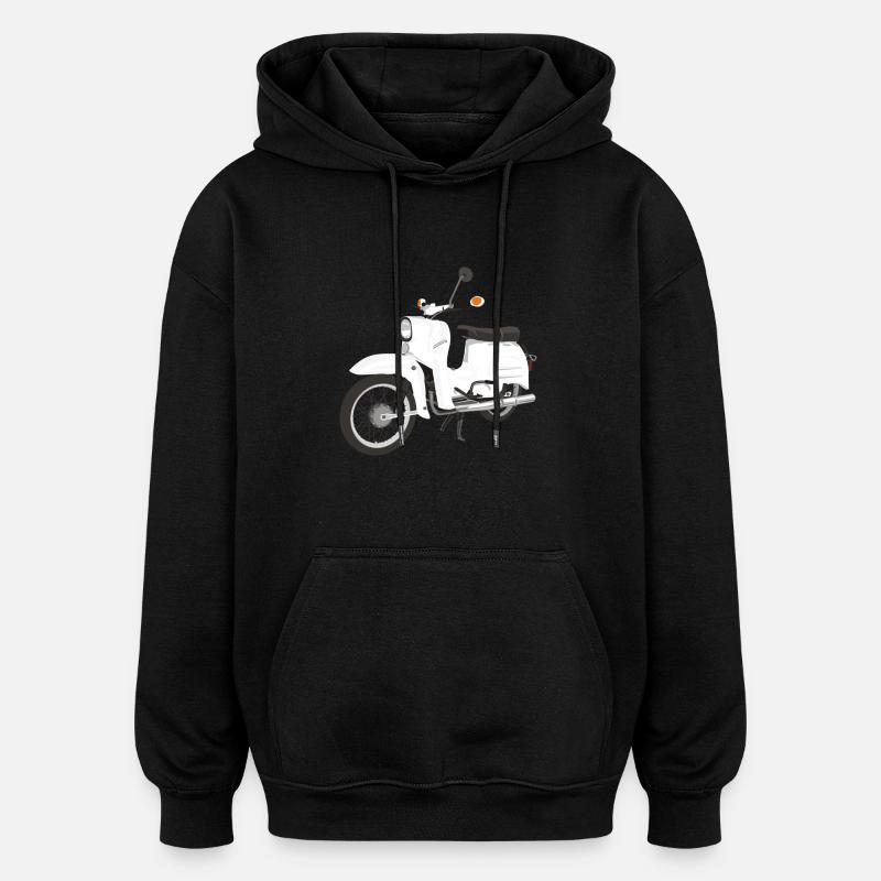 Simson Schwalbe - Sweat à capuche oversize unisexe - noir