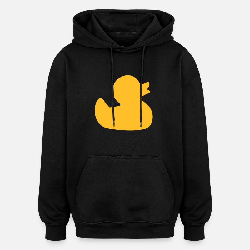 Canard - Sweat à capuche oversize unisexe - noir