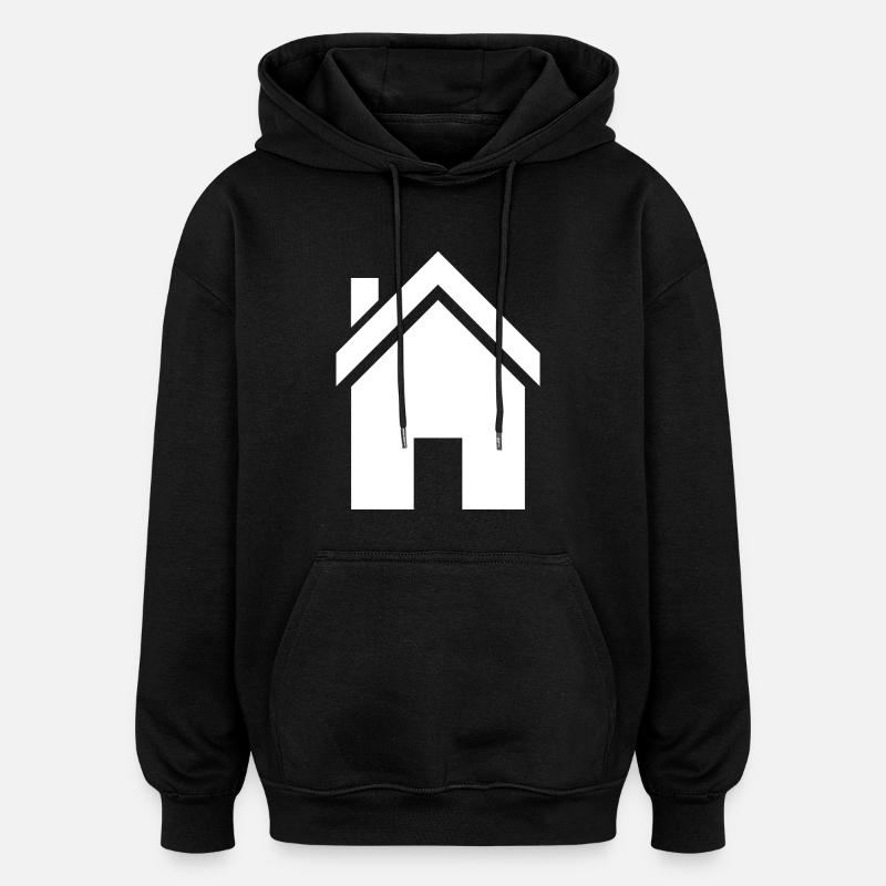 Haus 2 - Oversized Unisex Hoodie - black