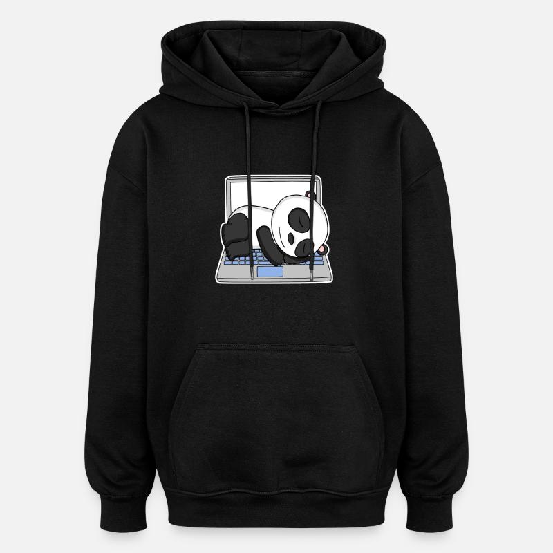 Computer Nerd Programmierer Herren Geschenk - Oversized Unisex Hoodie - Schwarz