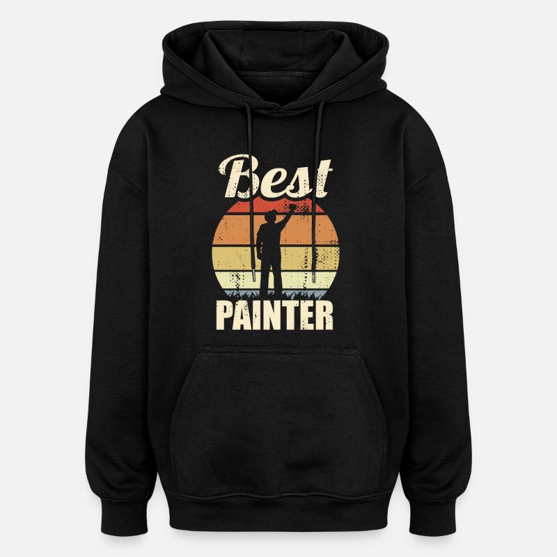 Bester Maler - Oversized Unisex Hoodie - Schwarz