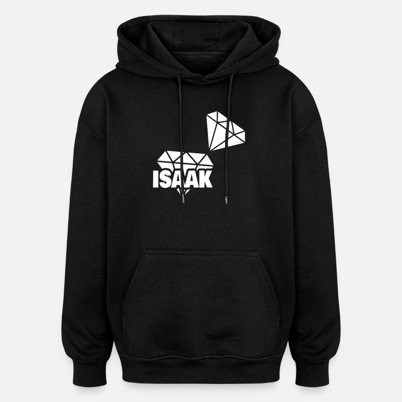 Kostbar Isaak - Oversized Unisex Hoodie - Schwarz