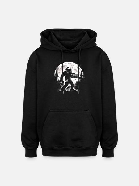 Bigfoot Beekeeper - Oversized Unisex Hoodie - black