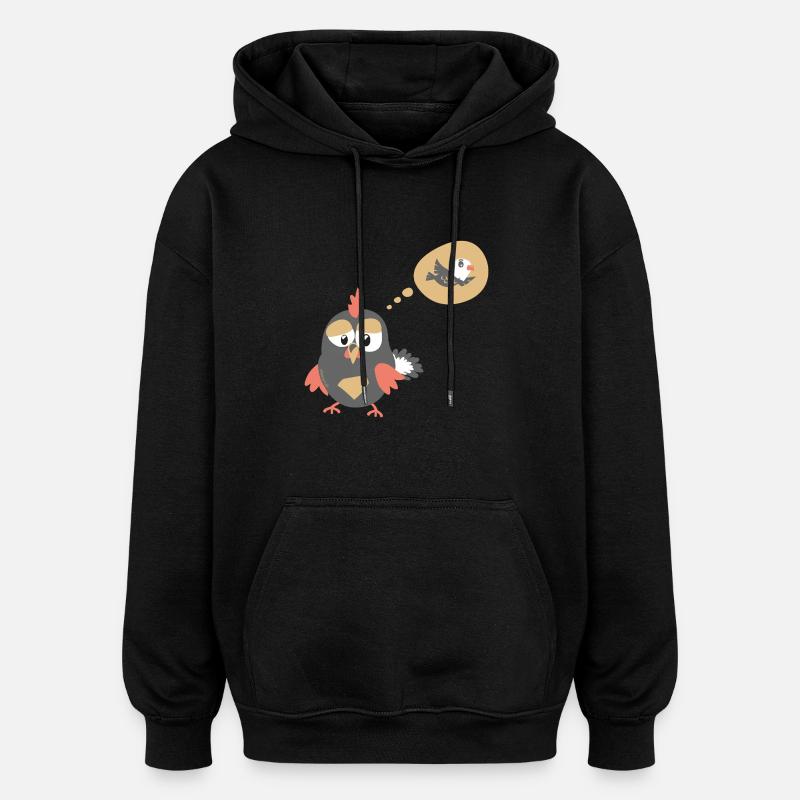 I have a dream - Sweat à capuche oversize unisexe - noir