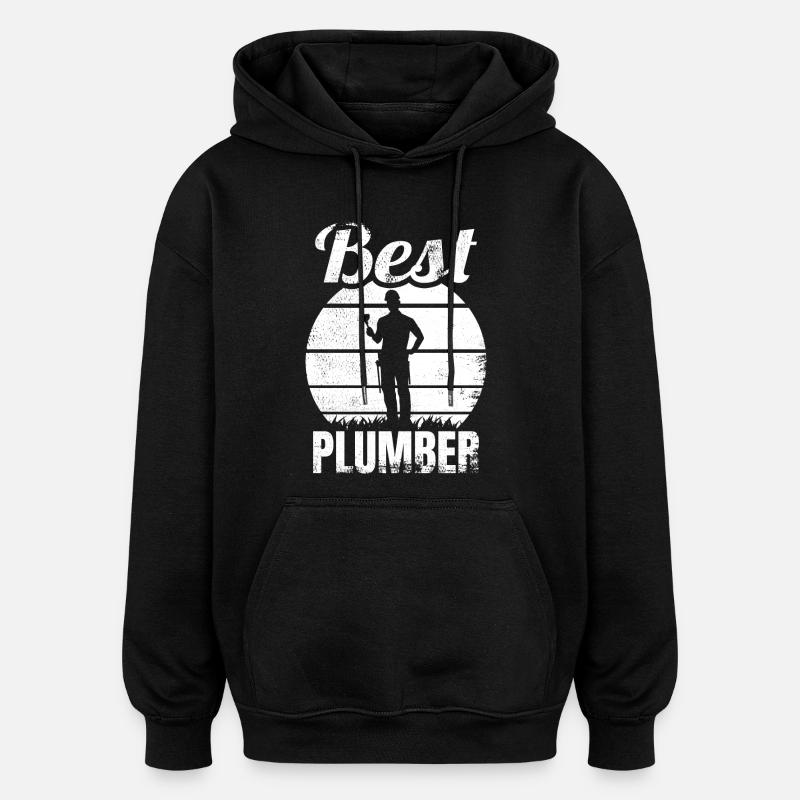 Meilleur mécanicien d’usine - Sweat à capuche oversize unisexe - noir