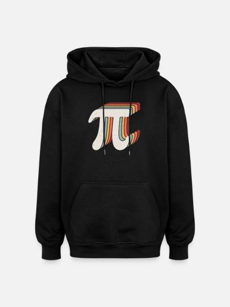 Happy Pi Day - Oversized Unisex Hoodie - black