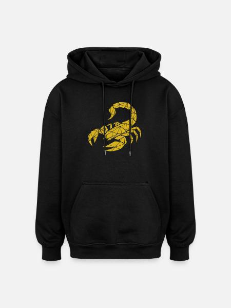 Scorpio – Power & Mystery - Oversized Unisex Hoodie - black