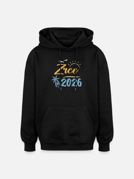 Zrce Party 2026 - Oversized Unisex Hoodie - black