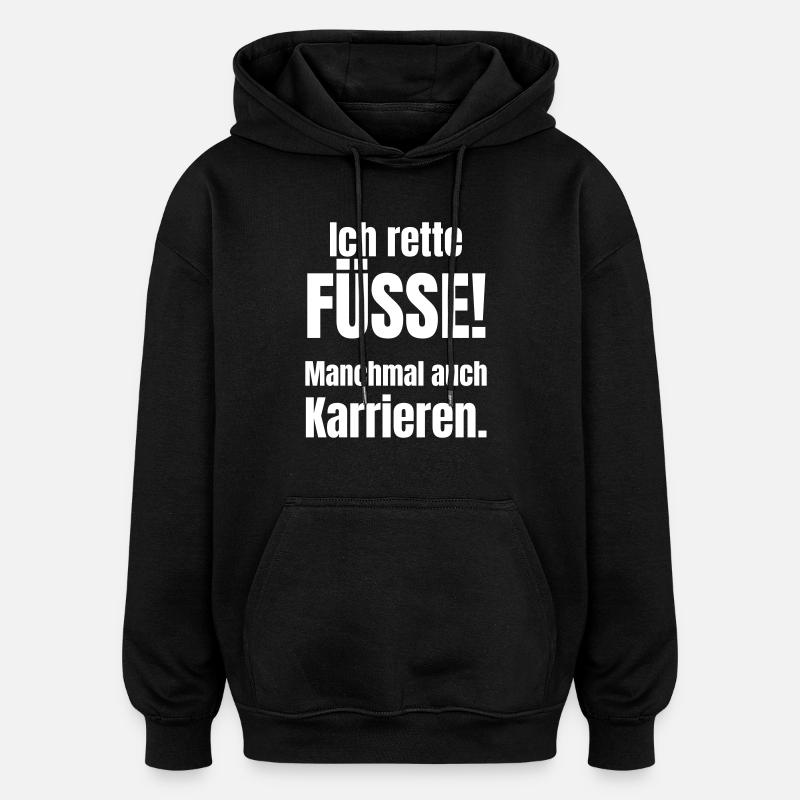 Orthopaedic technician - Oversized Unisex Hoodie - black