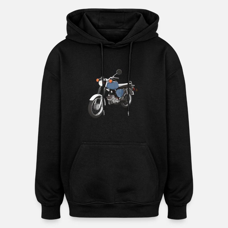 S50 blau - Oversized Unisex Hoodie - Schwarz