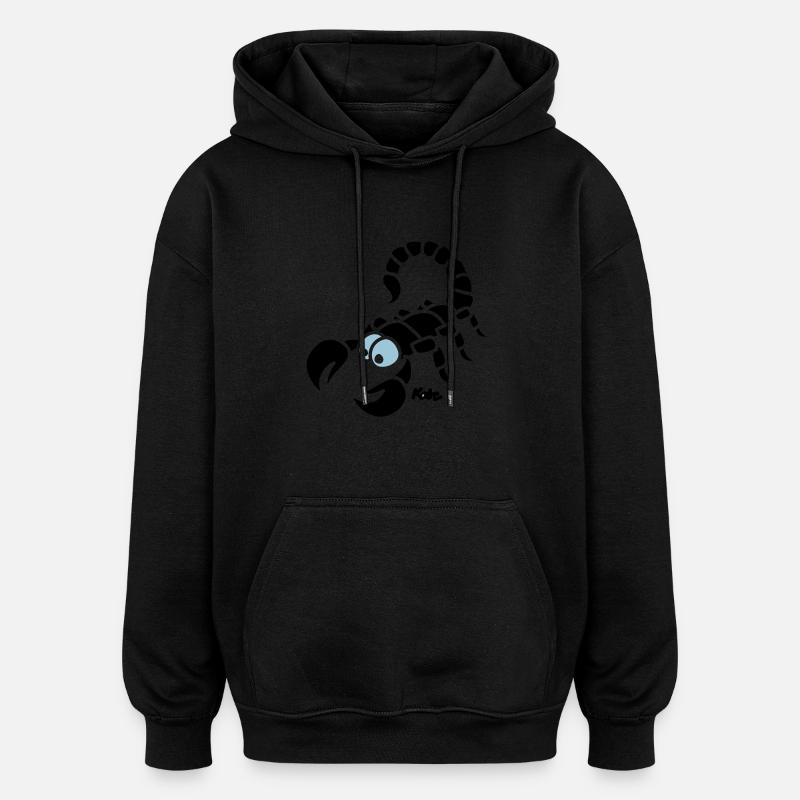 Skorpion (2c) - Oversized Unisex Hoodie - black