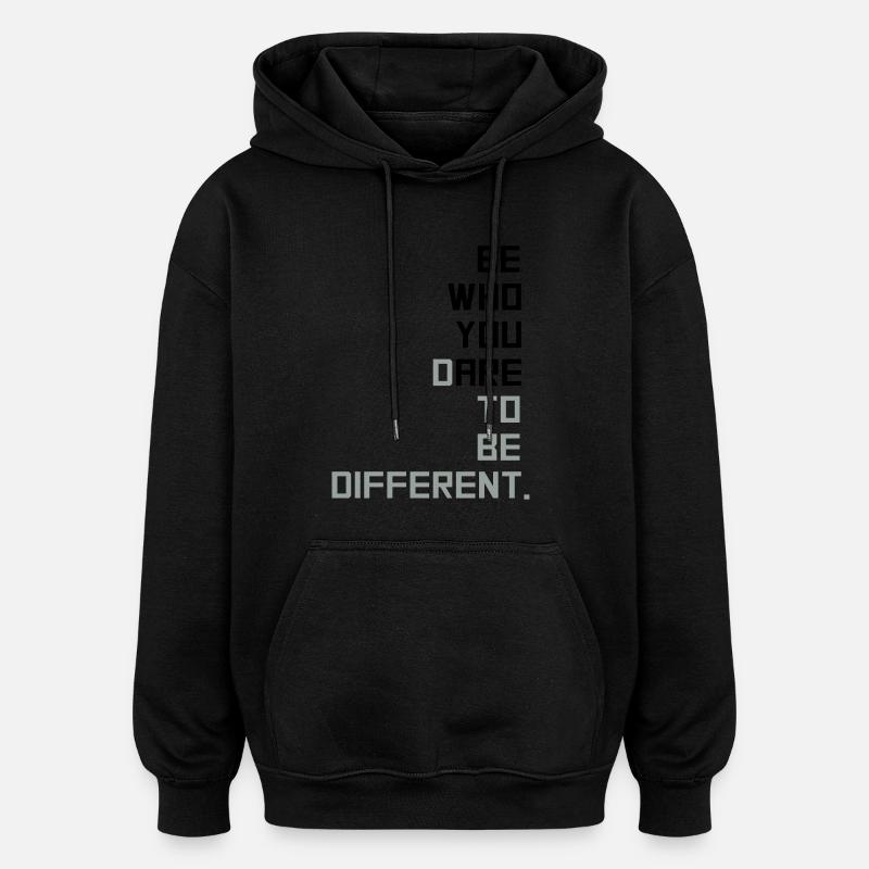 diversity - Oversized Unisex Hoodie - black