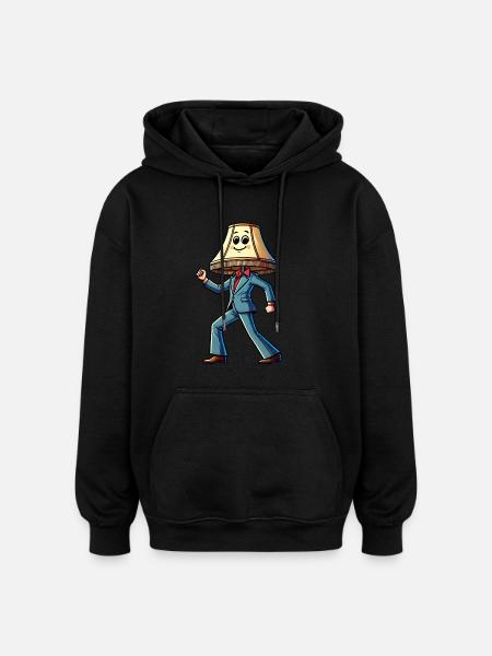 Saturday Night Lamp - Oversized Unisex Hoodie - black