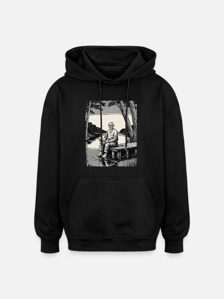 Tattoo Art Artist Gift - Oversized Unisex Hoodie - black